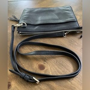 Vince Camuto Genuine Leather Mani Crossbody Purse